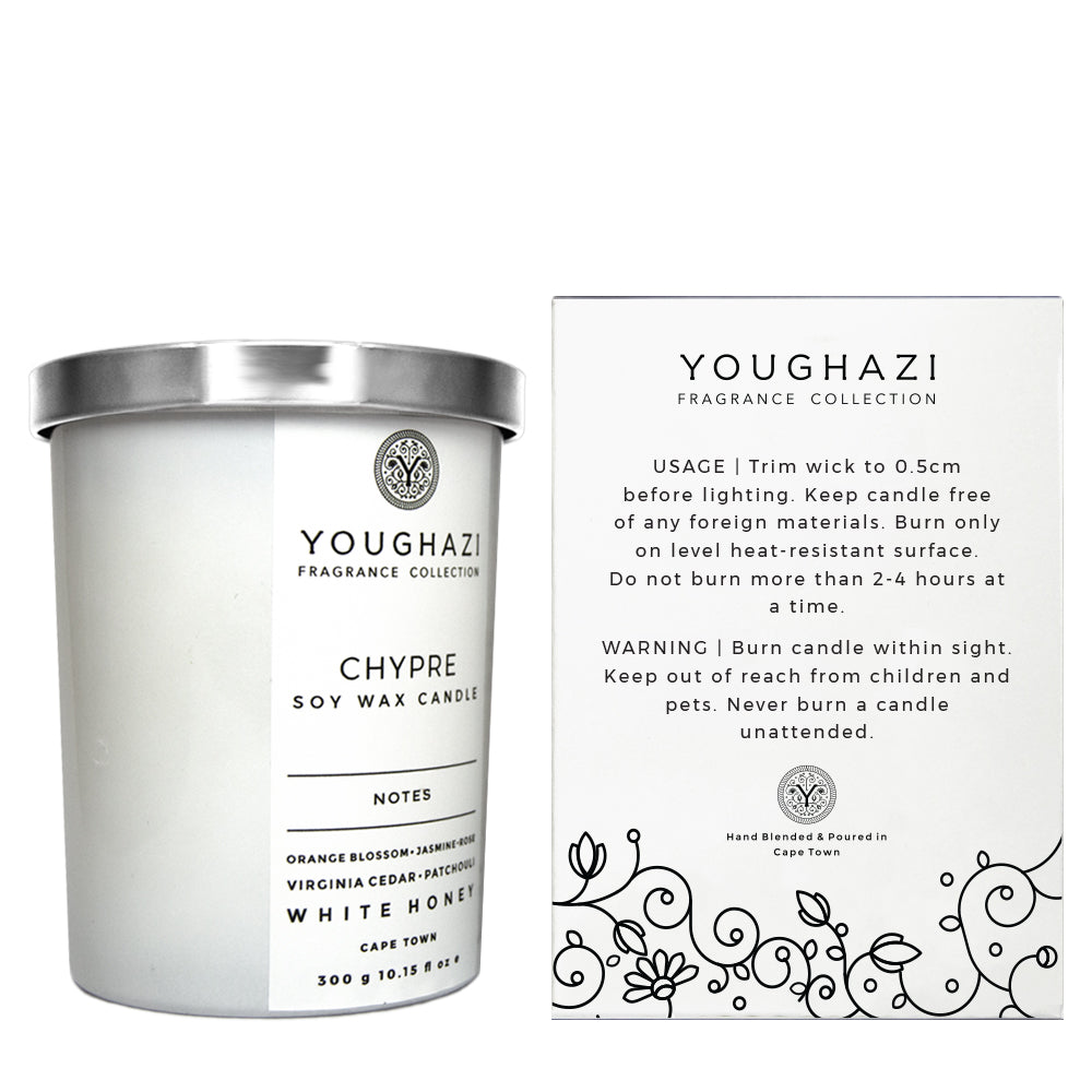 Soy Wax Candle Chypre 300g