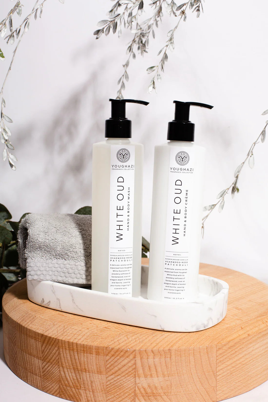 GIFT SET 4: White Oud Hand and Body Wash + Cremé Set 300ml