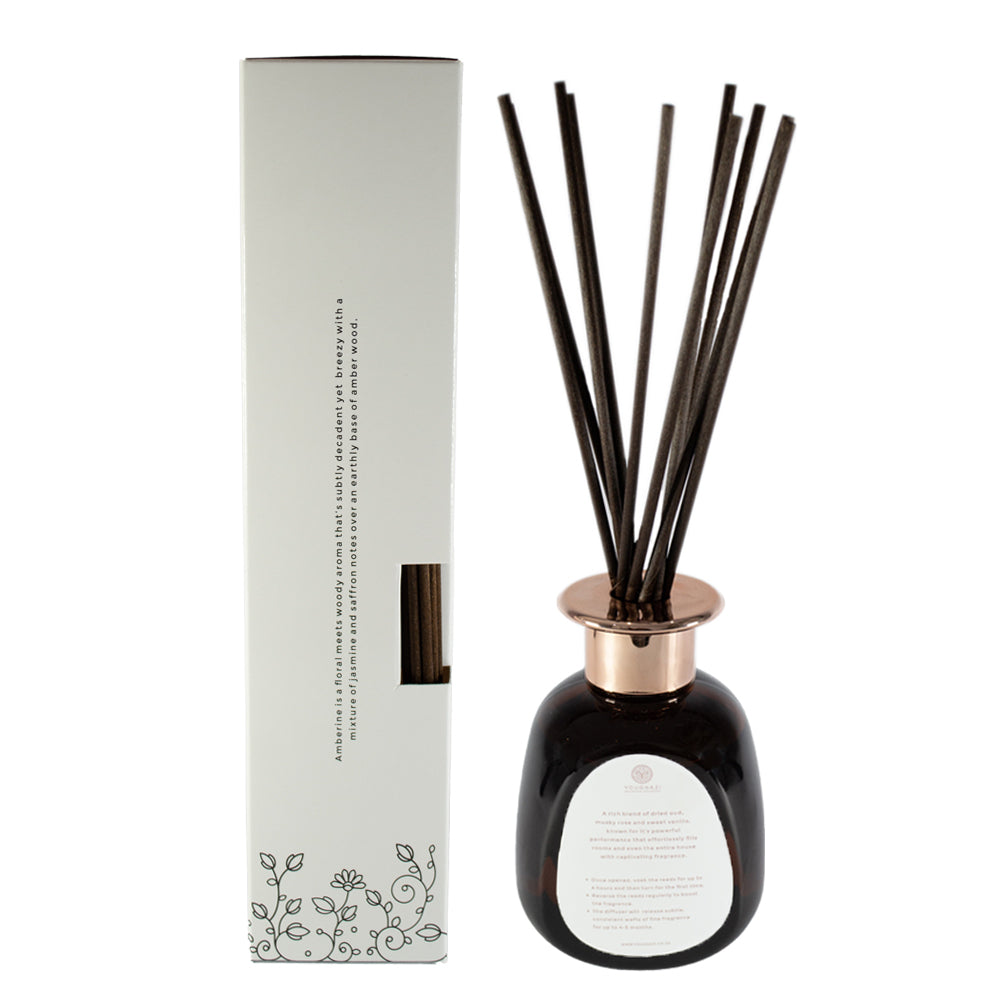 Reed Diffuser Amberine 200ml (with reed sticks)