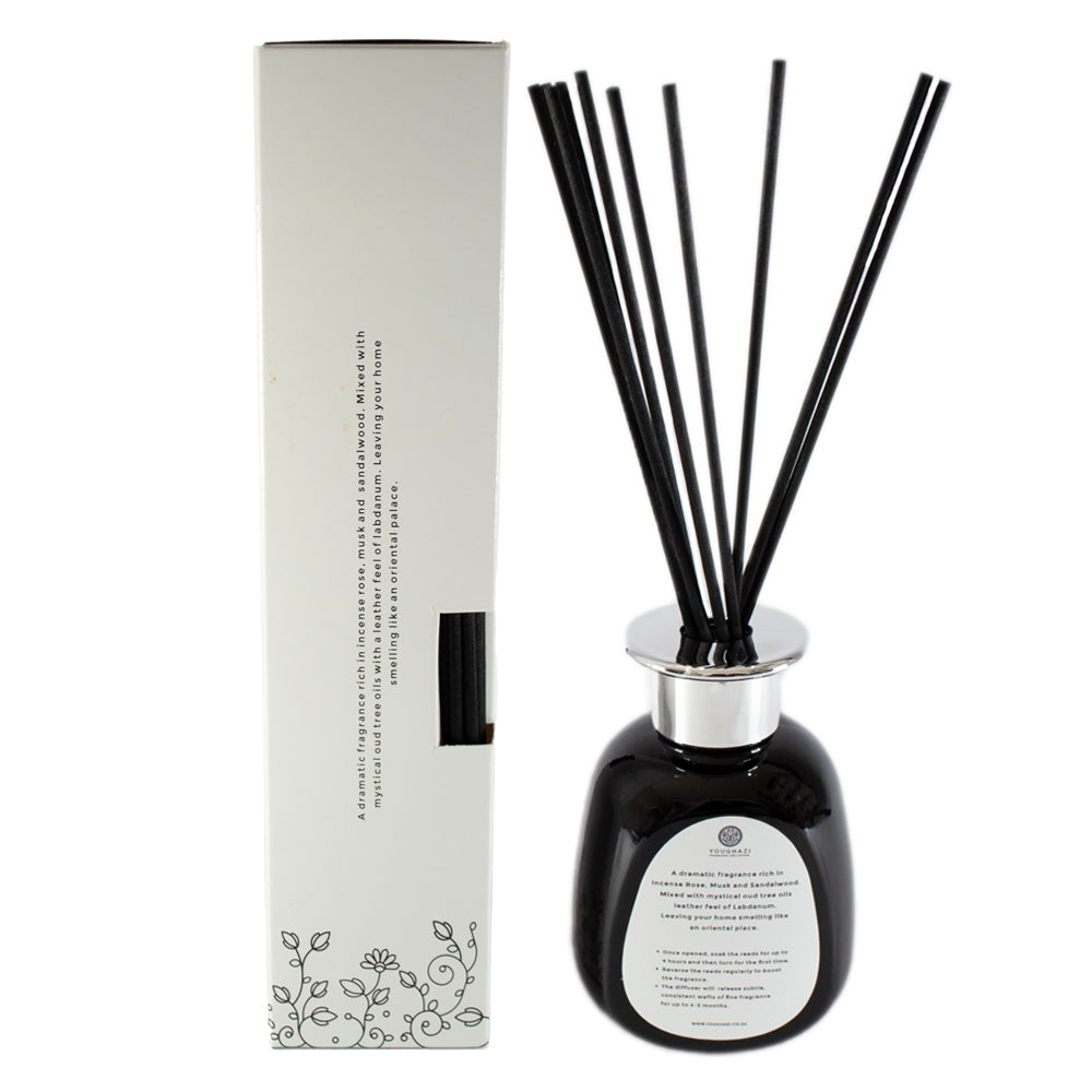 Reed Diffuser Black Oud 200ml (with reed sticks)