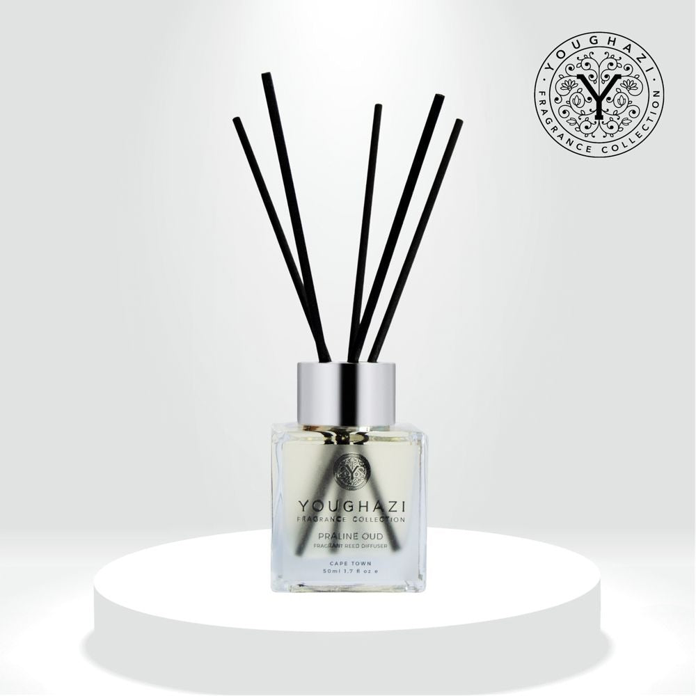 Praline Oud -
Mini Reed Diffuser