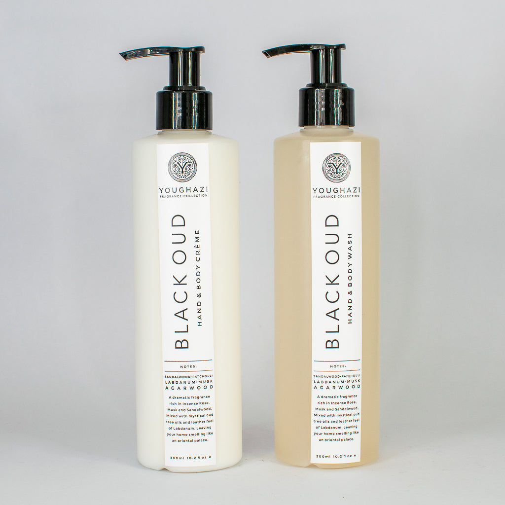 GIFT SET 4: Black Oud Hand and Body Wash + Cremé Set 300ml