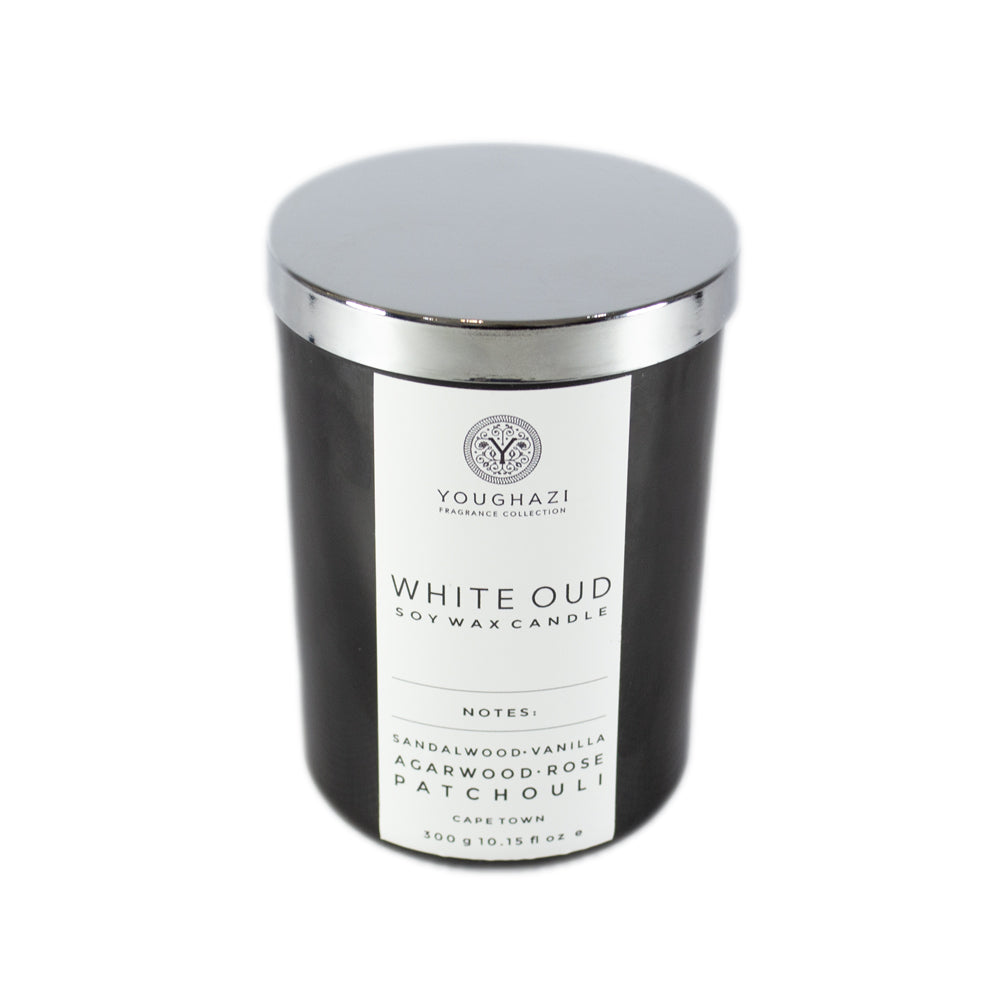 Soy Wax Candle White Oud 300g