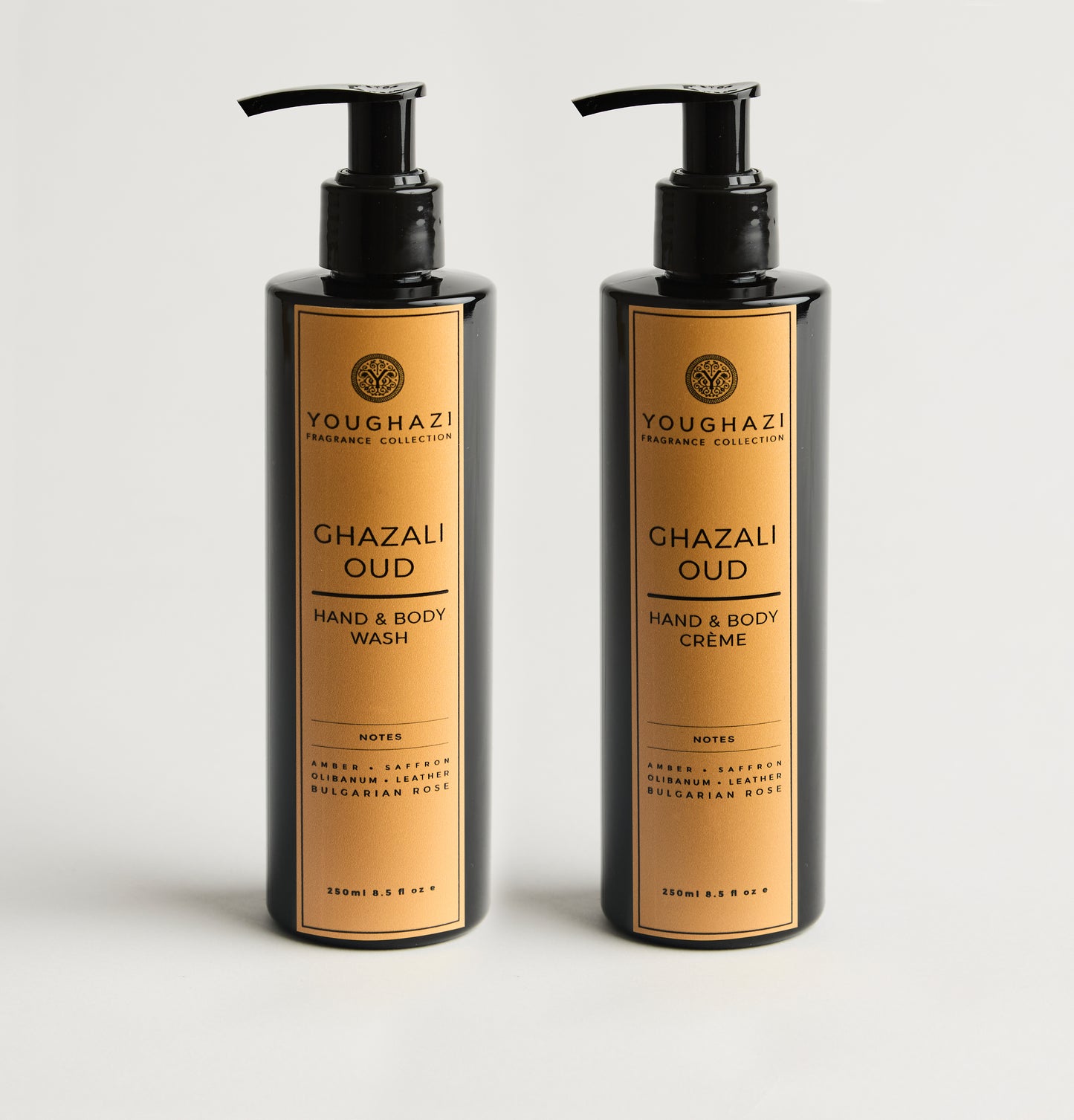 Ghazali Oud Hand & Body Wash + Créme Set | Aswad Collection