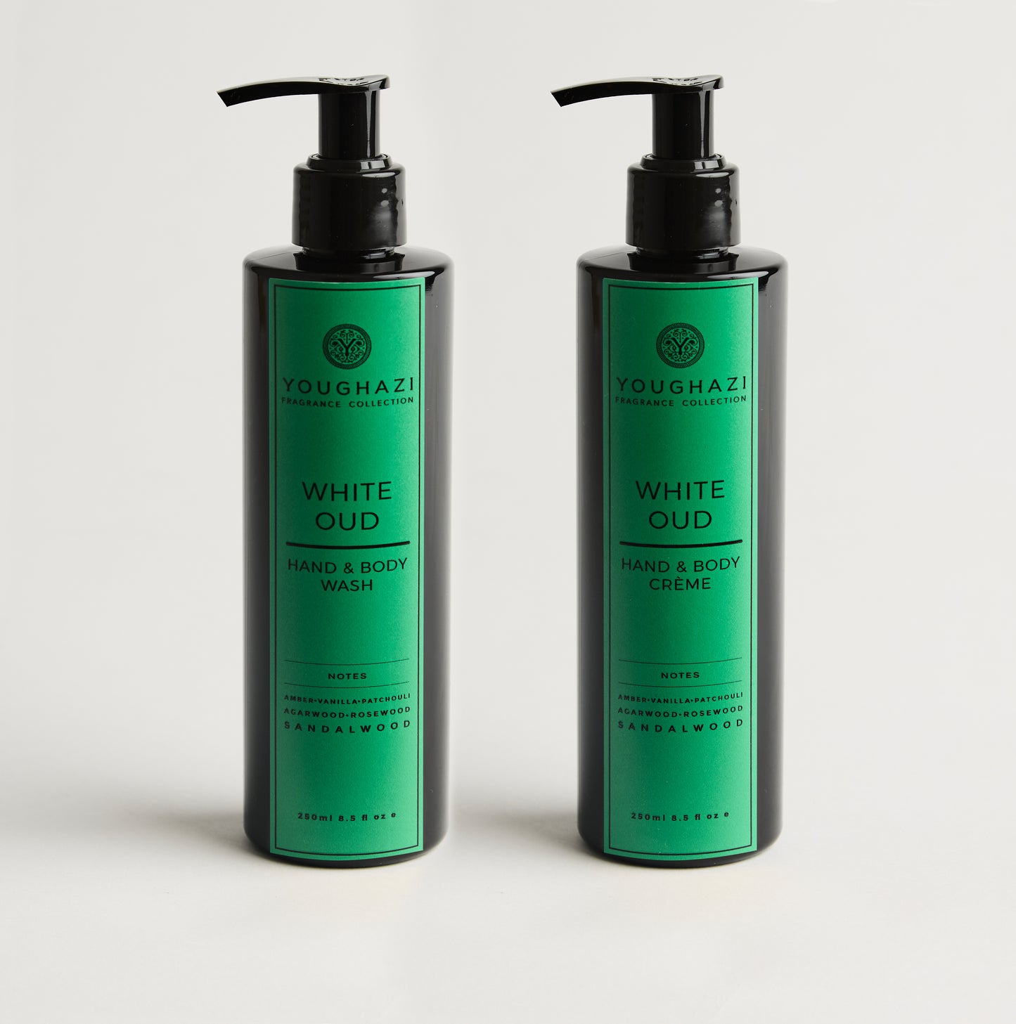 White Oud Hand & Body Wash + Créme Set | Aswad Collection