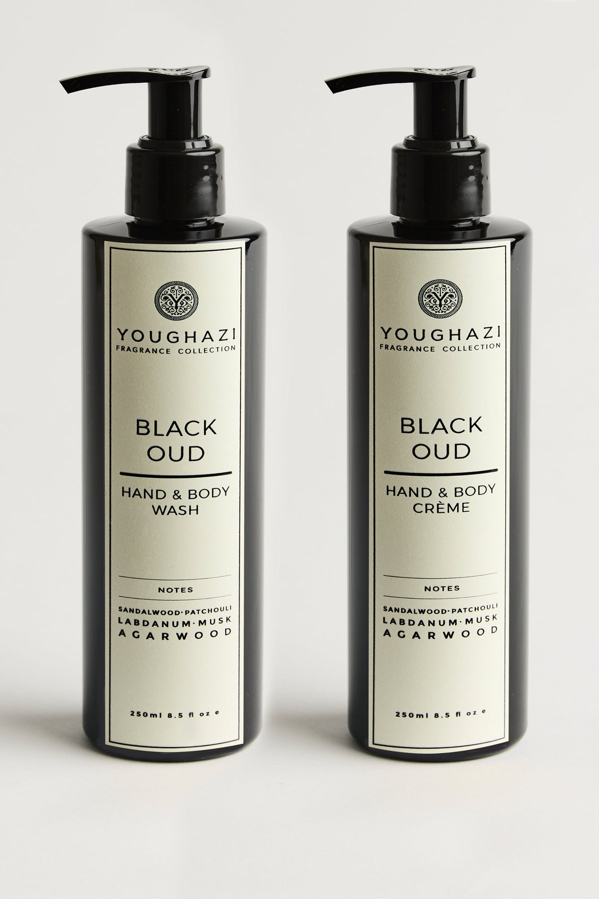 Black Oud Hand & Body Wash + Créme Set | Aswad Collection
