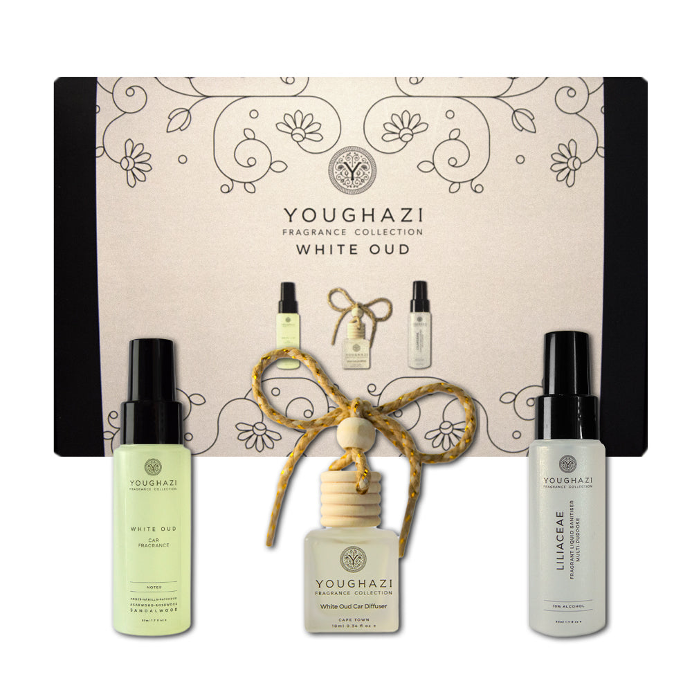 White Oud Car Fragrance Gift Box