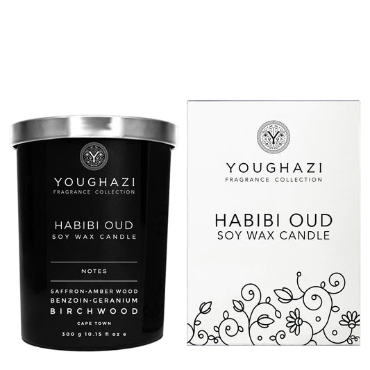 Soy Wax Candle Habibi Oud 300g