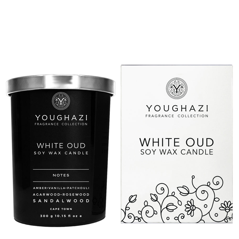 Soy Wax Candle White Oud 300g