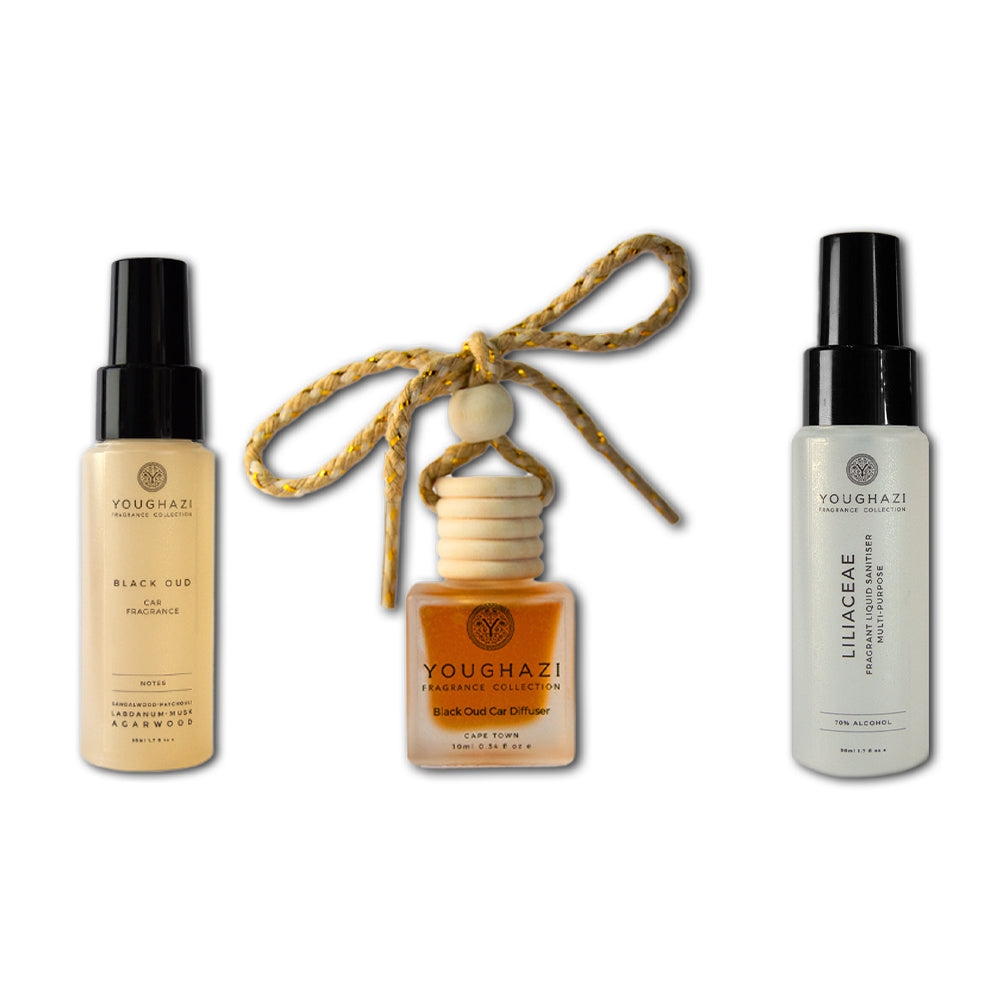 Black Oud Car Fragrance Box Gift