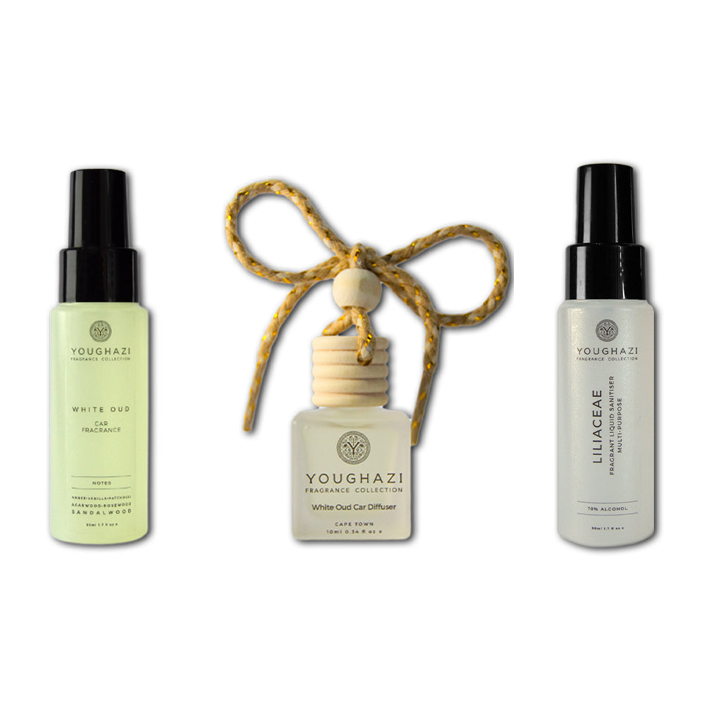 White Oud Car Fragrance Gift Box