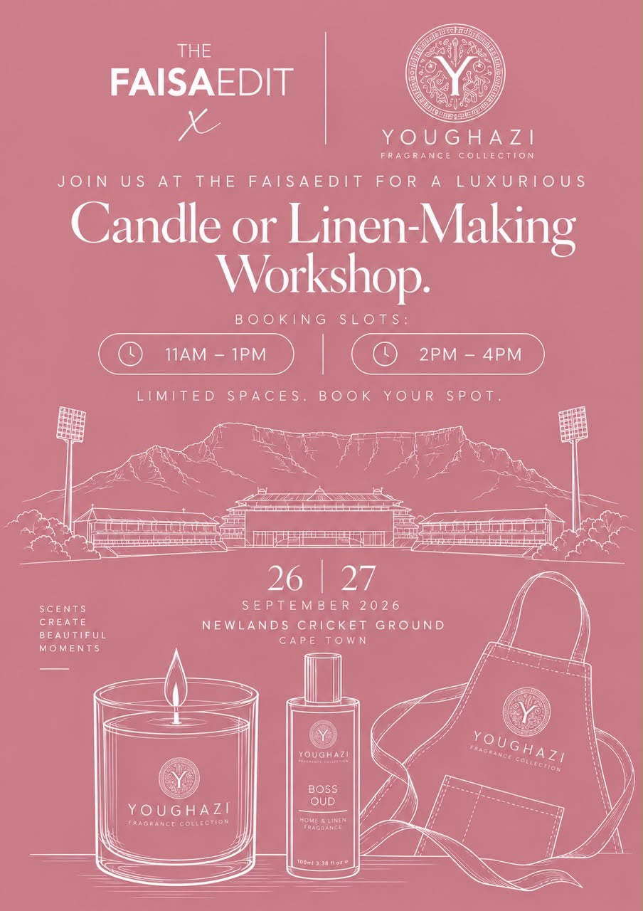 Saturday 26 Sept 11am - 1pm Home & Linen Fragrance Workshop | The FAISAEDIT X