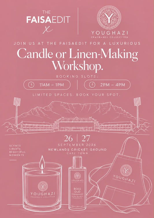 Saturday 26 Sept 11am - 1pm Home & Linen Fragrance Workshop | The FAISAEDIT X