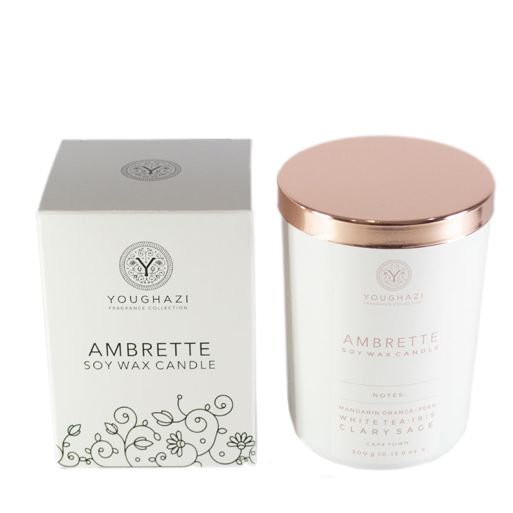 Soy Wax Candle Ambrette 300g