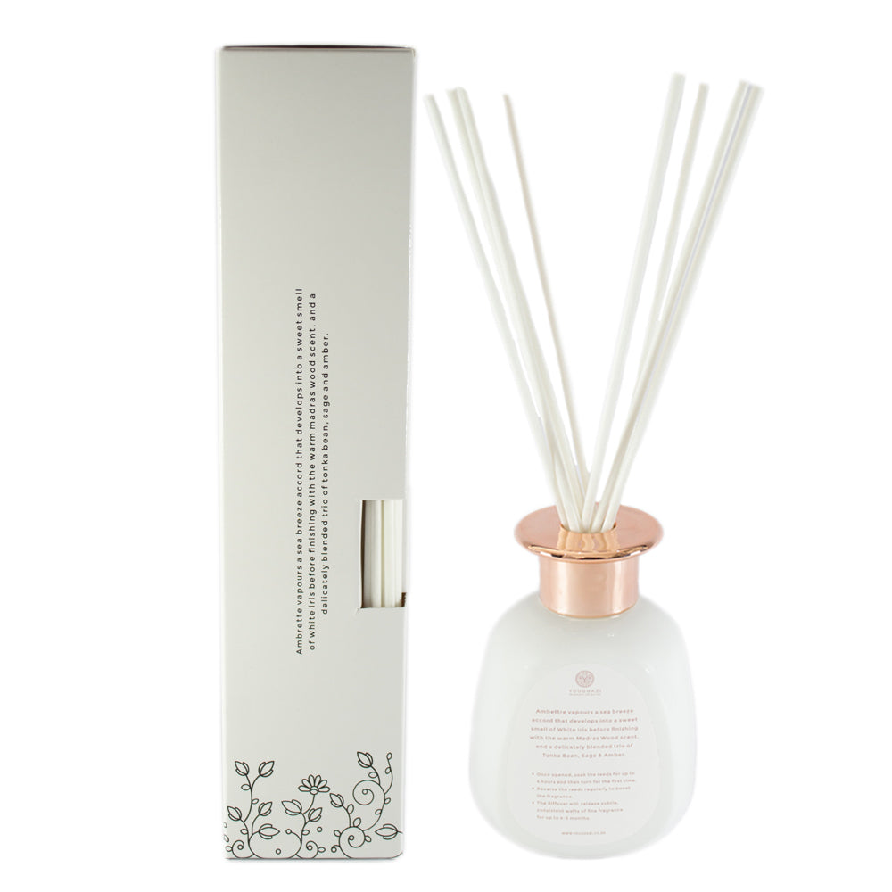 Ambrette Reed Diffuser 200ml with Reed Sticks