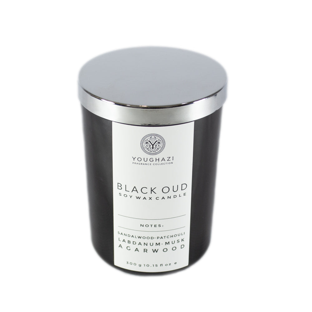 Soy Wax Candle Black Oud 300g