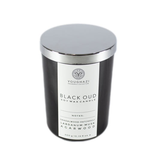 Soy Wax Candle Black Oud 300g