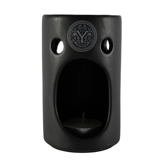 Black Ceramic Oil Burner