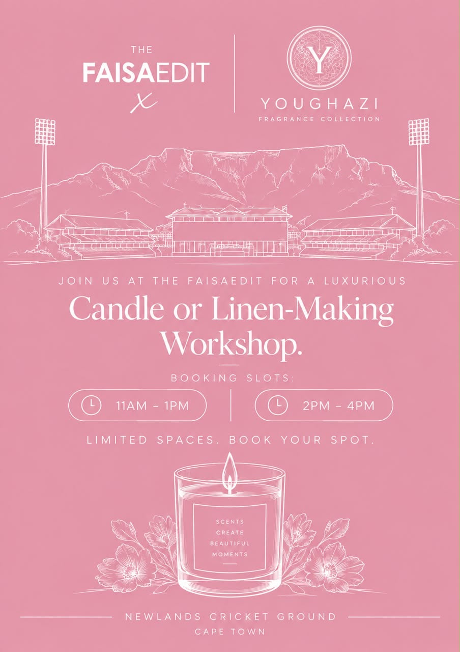 Saturday 26 Sept 11am - 1pm Candle Making Workshop | The FAISAEDIT X