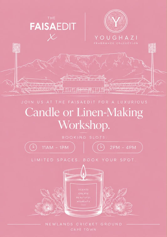 Sunday 27 Sept 11am - 1pm Candle Making Workshop | The FAISAEDIT X