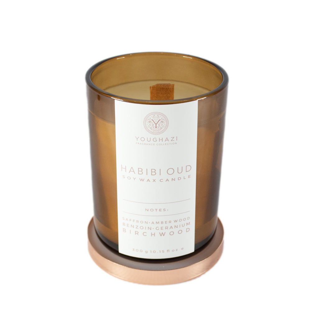 Soy Wax Candle Habibi Oud 300g