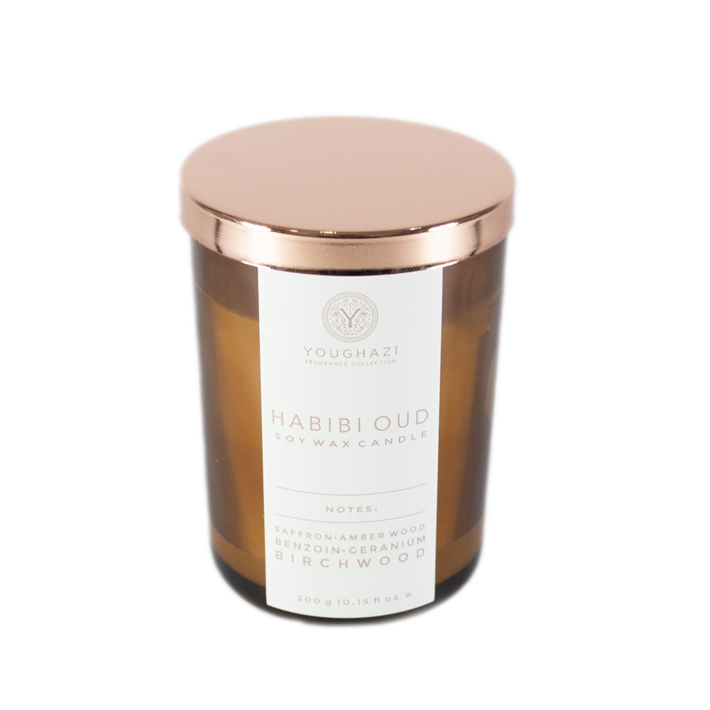 Soy Wax Candle Habibi Oud 300g