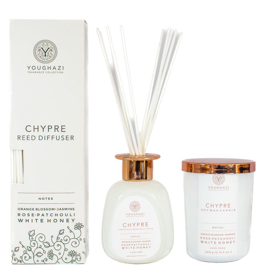 GIFT SET 3: Chypre Diffuser + Chypre Soy Candle Set