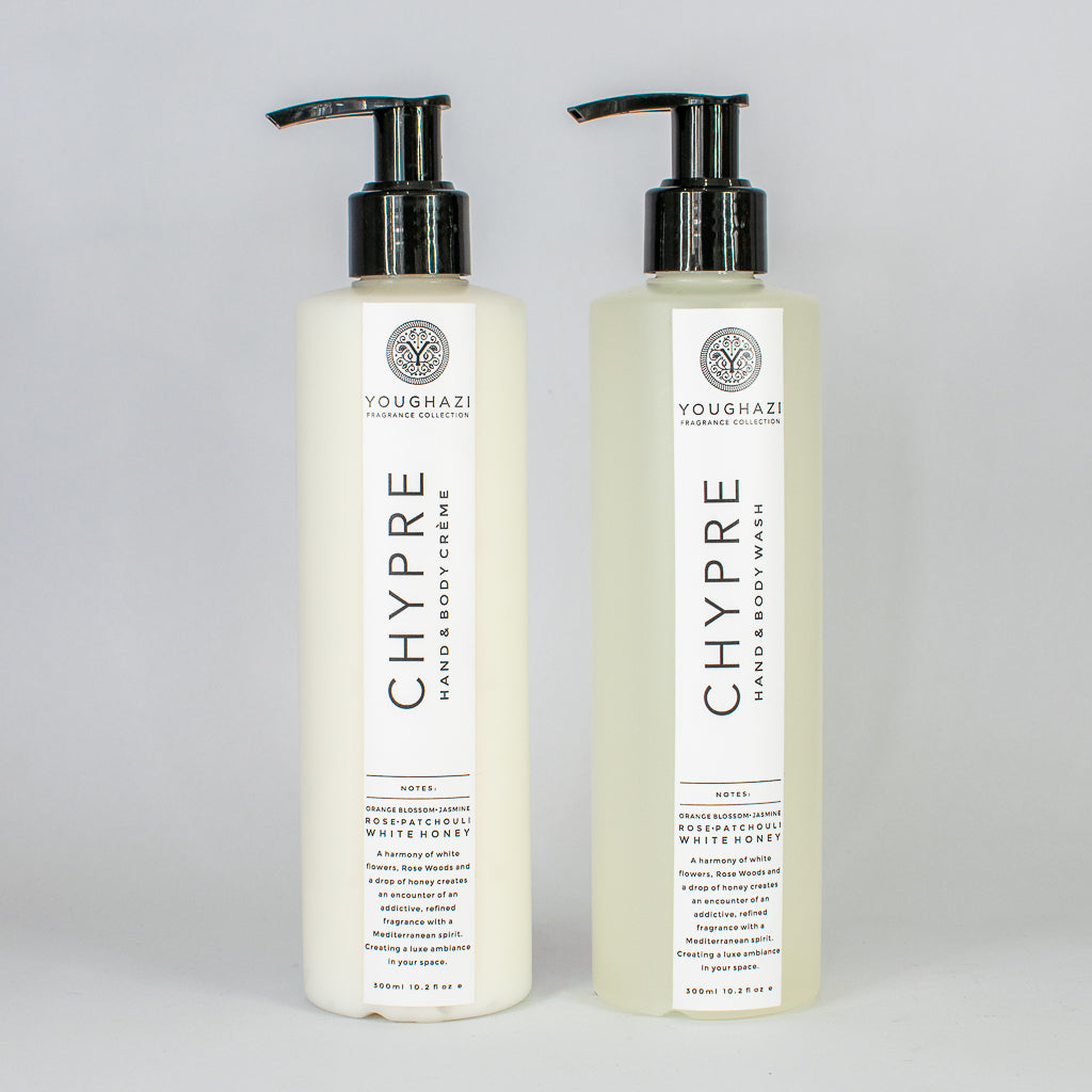 GIFT SET 4: Chypre Hand & Body Wash + Cremé Set 300ml