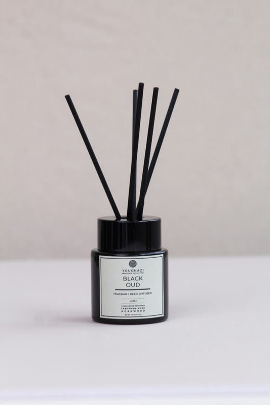 Black Oud Reed Diffuser 50ml | Aswad Collection