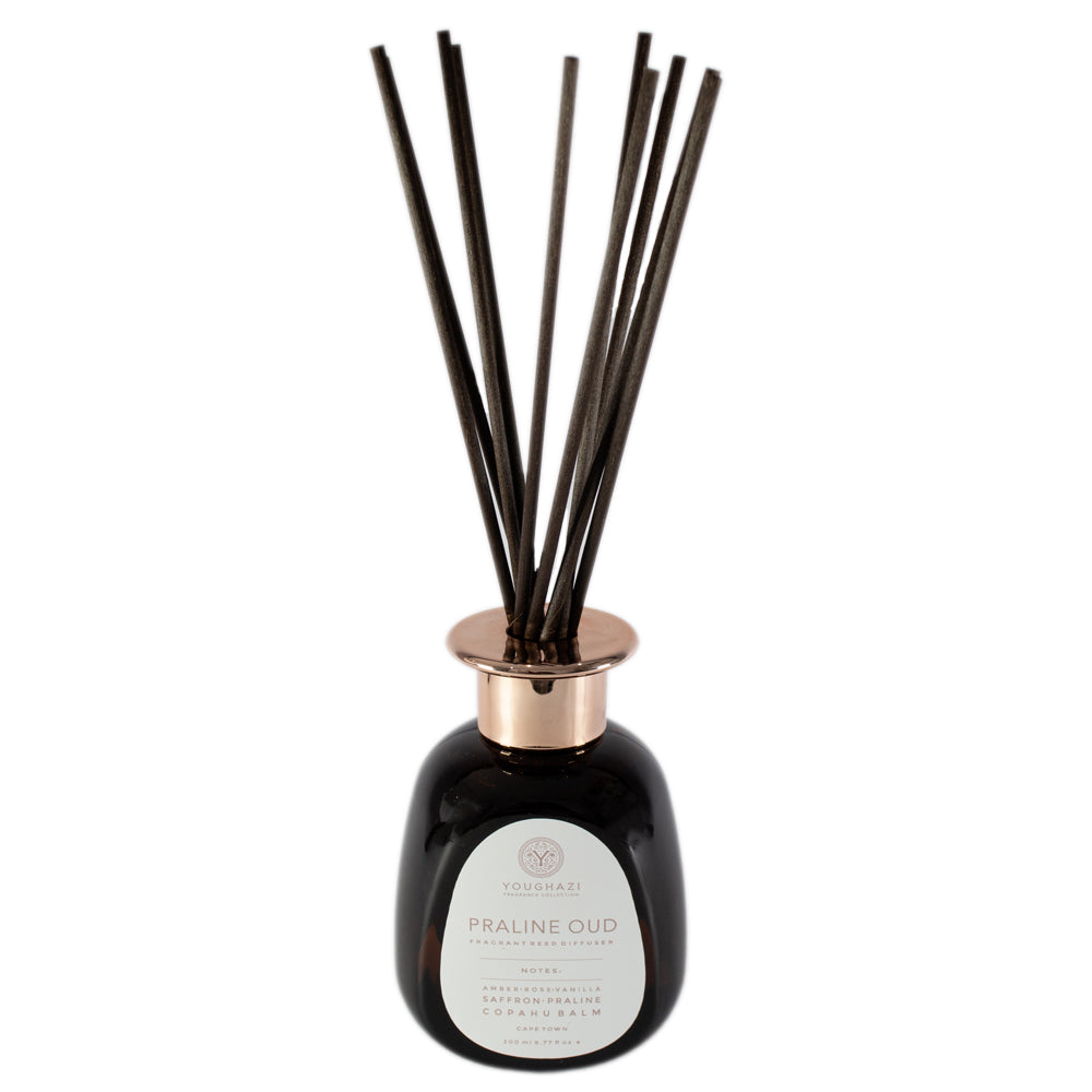 Reed Diffuser Praline Oud 200ml (with reed sticks)