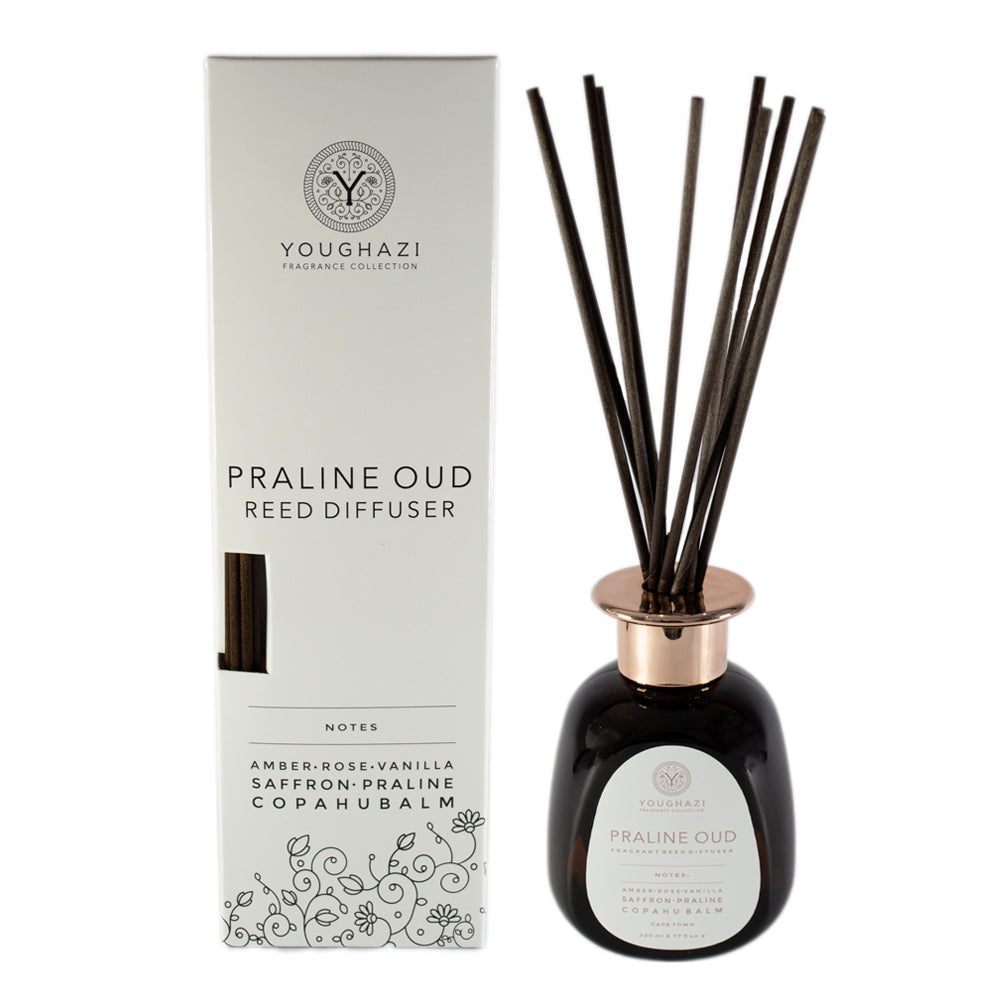 Reed Diffuser Praline Oud 200ml (with reed sticks)