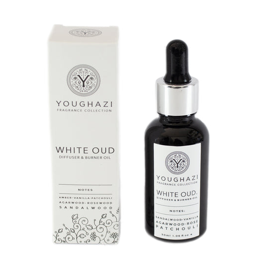 White Oud Diffuser & Burner Oil 30ml