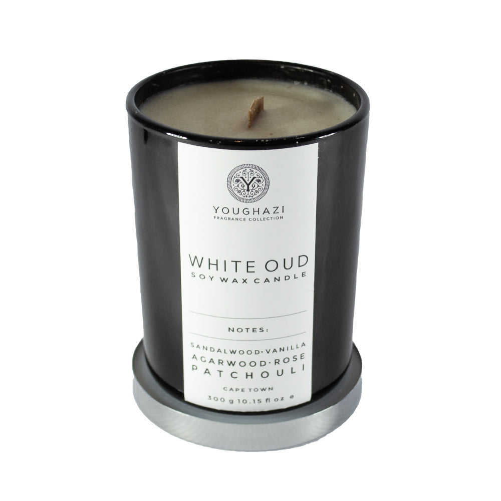 Soy Wax Candle White Oud 300g