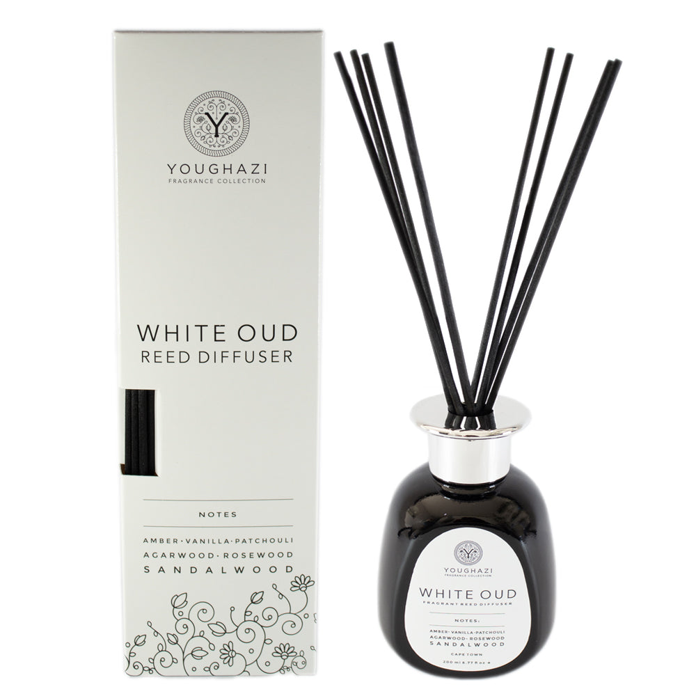 White Oud Reed Diffuser 200ml with Reed Sticks