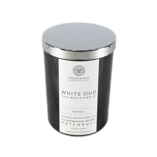 Soy Wax Candle White Oud 300g