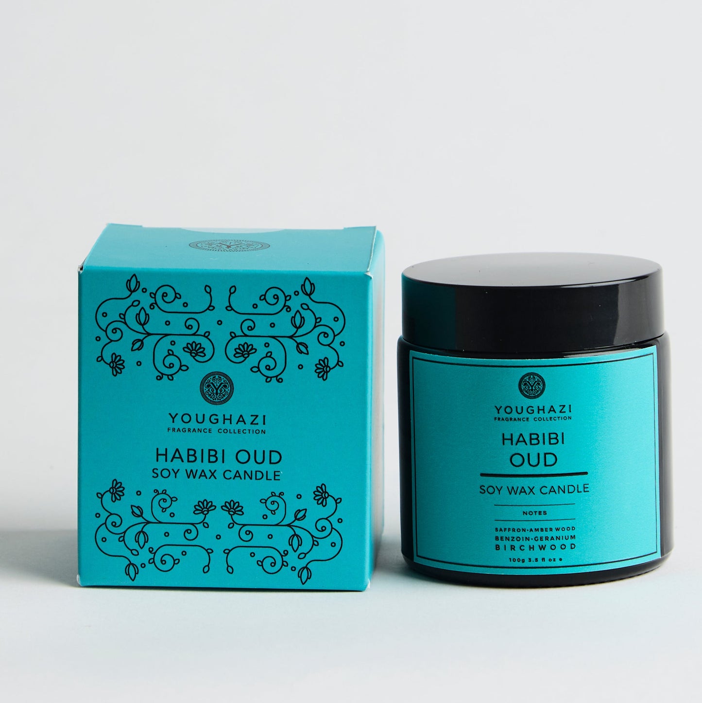 Habibi Oud Candle 100g | Aswad Collection