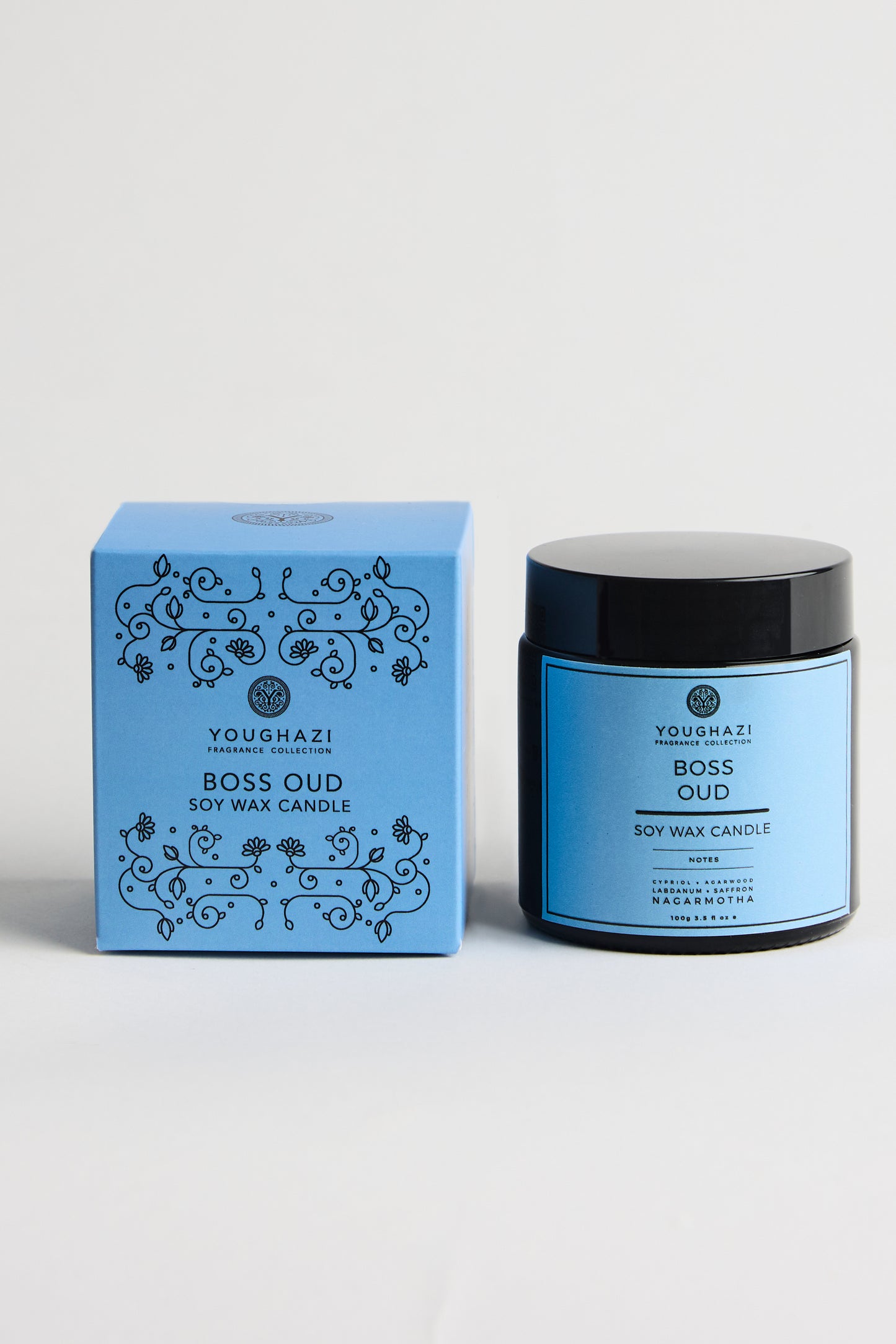 Boss Oud Soy Wax Candle | Aswad Collection
