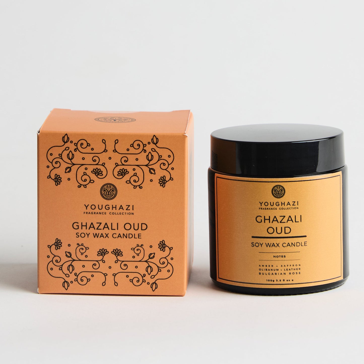 Ghazali Oud Candle 100g | Aswad Collection