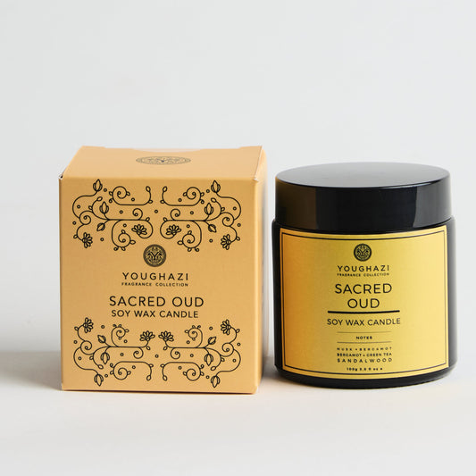 Sacred Oud Candle 100g | Aswad Collection