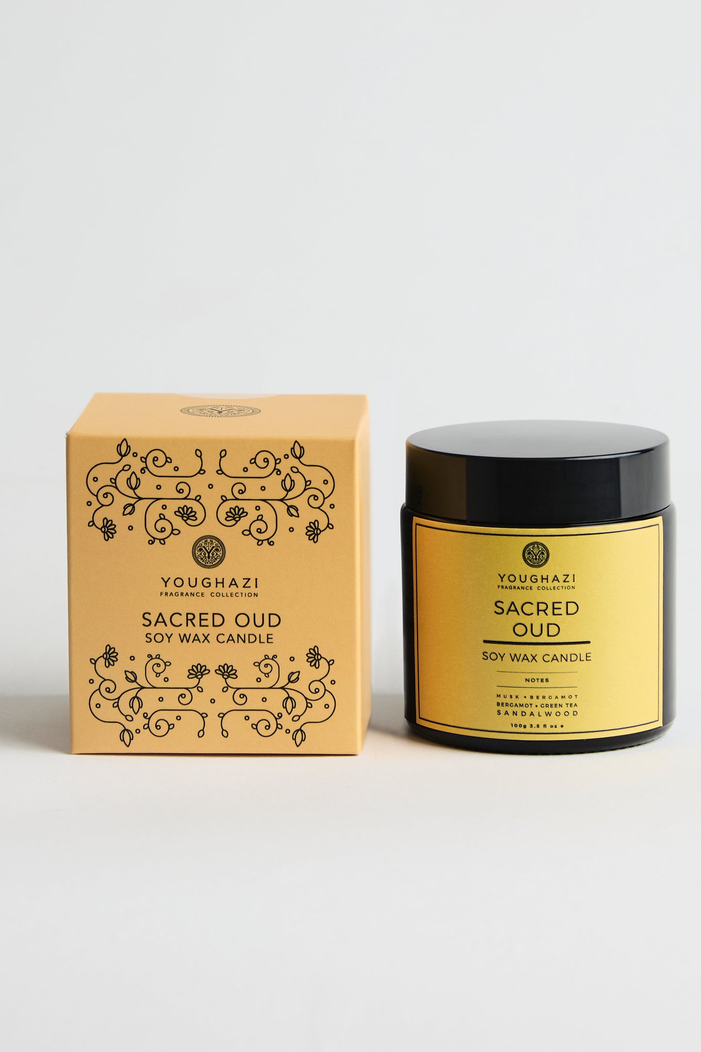 Sacred Oud Soy Wax Candle | Aswad Collection