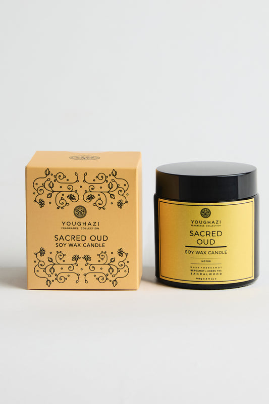 Sacred Oud Soy Wax Candle | Aswad Collection