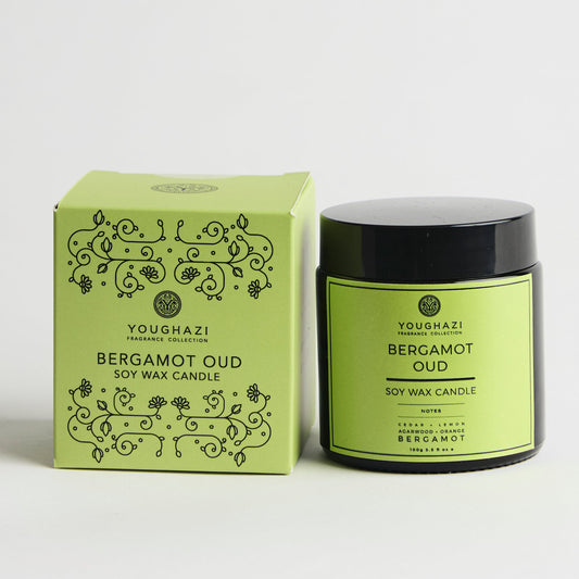 Bergamot Oud Candle 100g | Aswad Collection