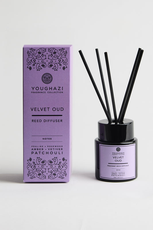 Velvet Oud Reed Diffuser | Aswad Collection