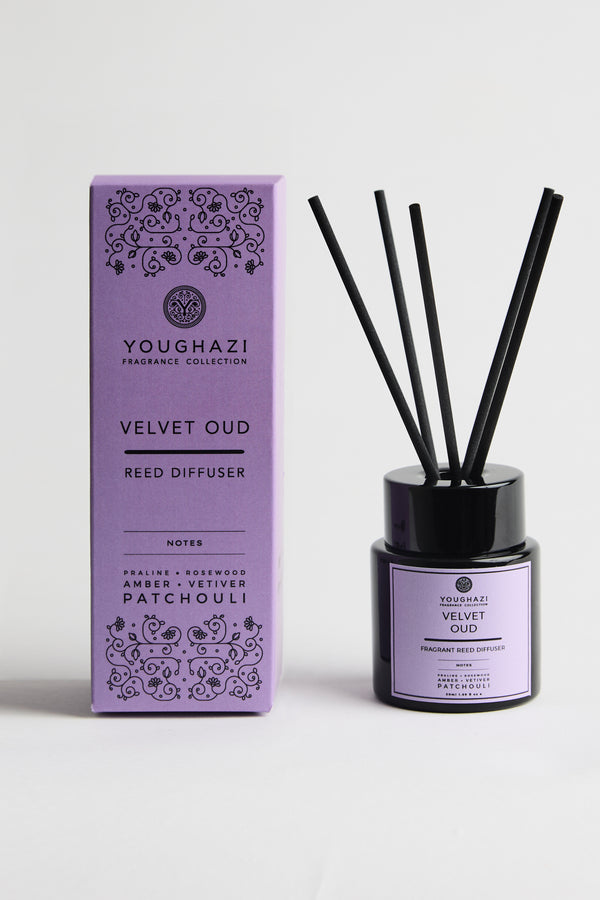 Velvet Oud Reed Diffuser | Aswad Collection