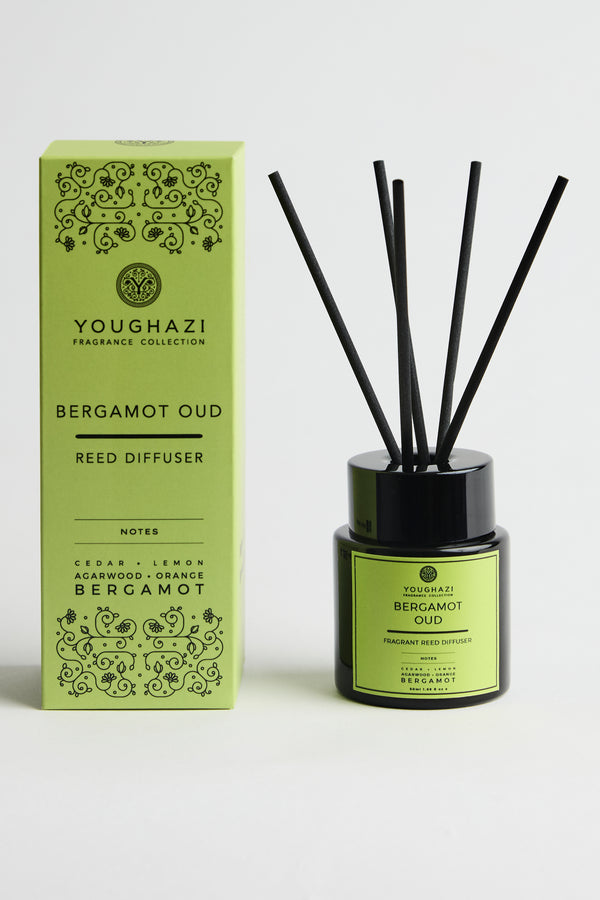 Bergamot Oud Reed Diffuser | Aswad Collection