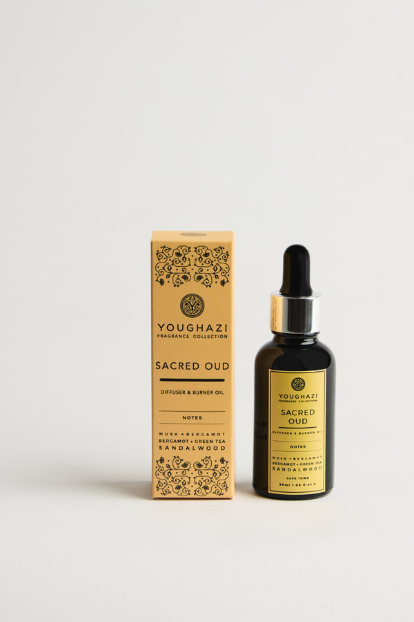 Sacred Oud Diffuser & Burner Oil 30ml | Aswad Collection