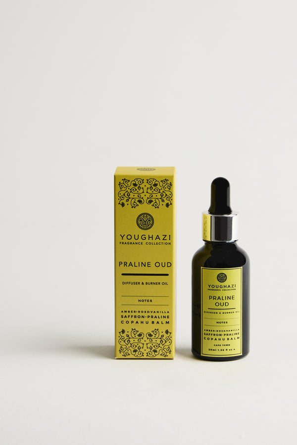 Praline Oud Diffuser & Burner Oil 30ml | Aswad Collection