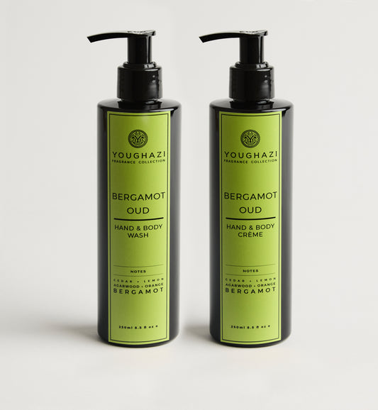 Bergamot Oud Hand & Body Wash + Créme Set | Aswad Collection