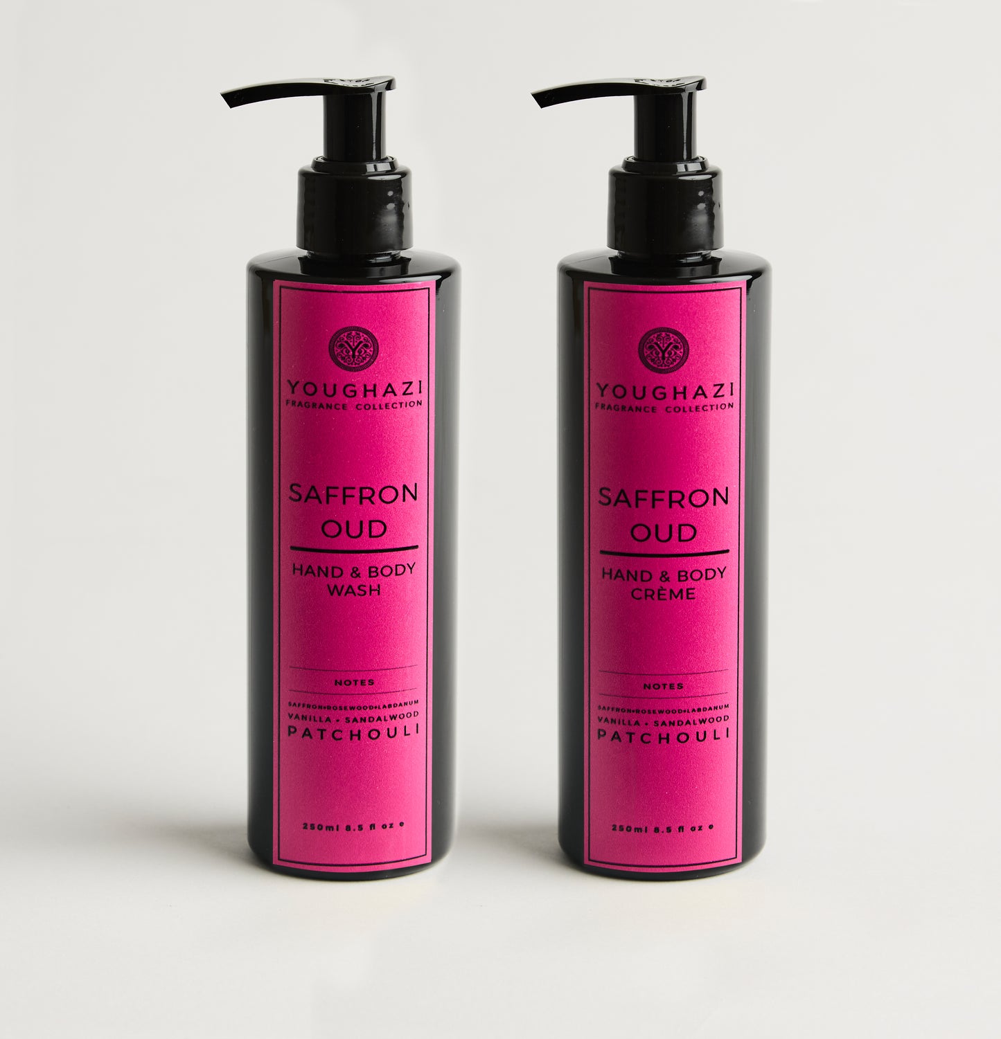 Saffron Oud Hand & Body Wash + Créme Set | Aswad Collection
