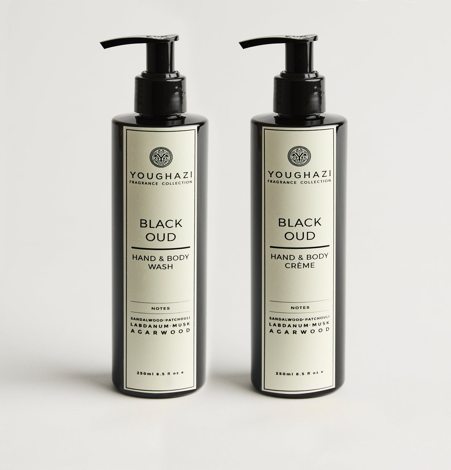 Black Oud Hand & Body Wash + Créme Set | Aswad Collection